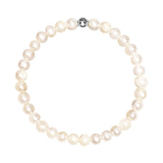 Freshwater Pearl Bracelet with 18K Gold Plated Bead
