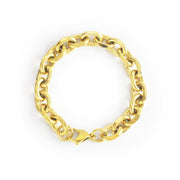Wall Street 18K Gold Cable Chain Bracelet